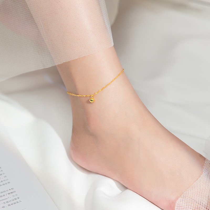 Golden Bead Anklet - Image 3