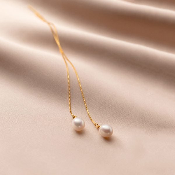 Alternative view of Korean Natural Pearl Earrings
