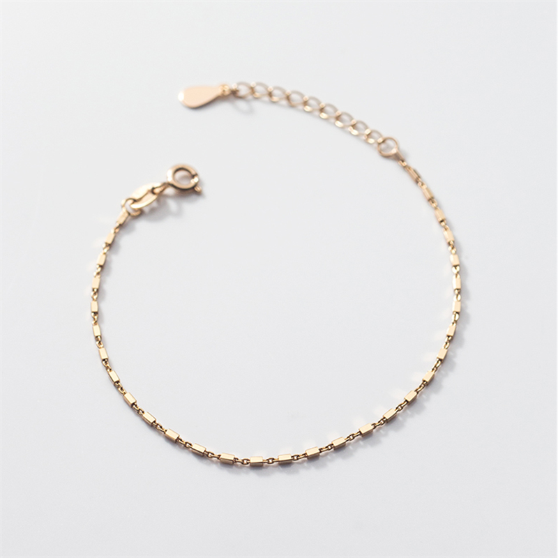 Small Square Chain Bracelet - Image 3