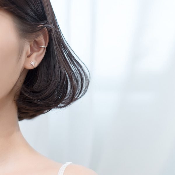Charming Light Star Ear Clips