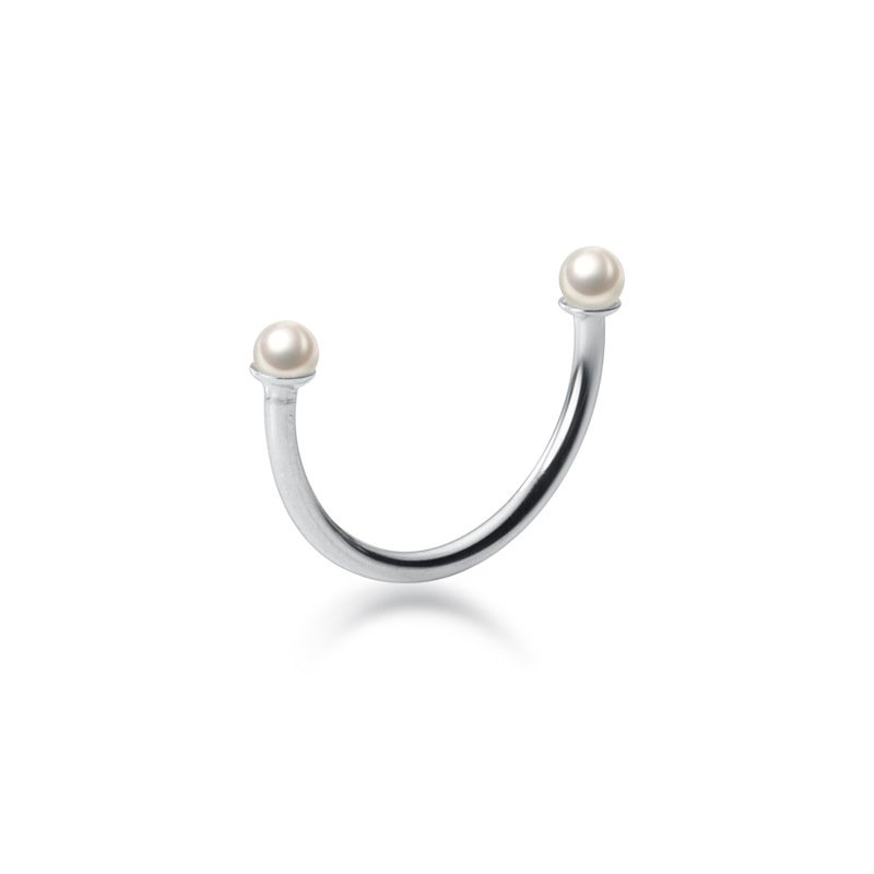 Pearl Elegance Open Finger Ring - Image 10