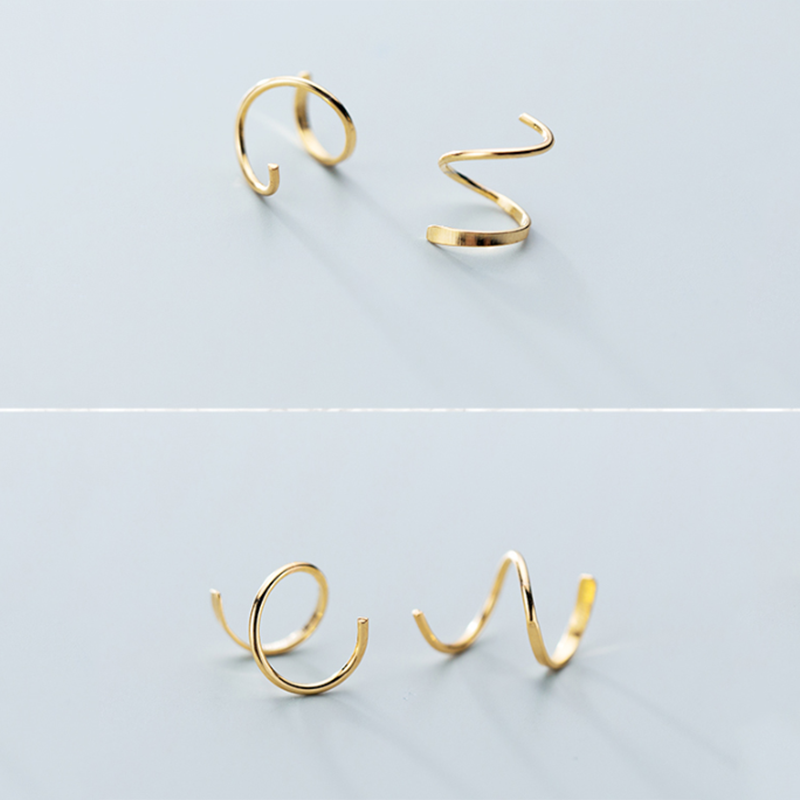 Minimalist Ear Clip Earrings - Image 5