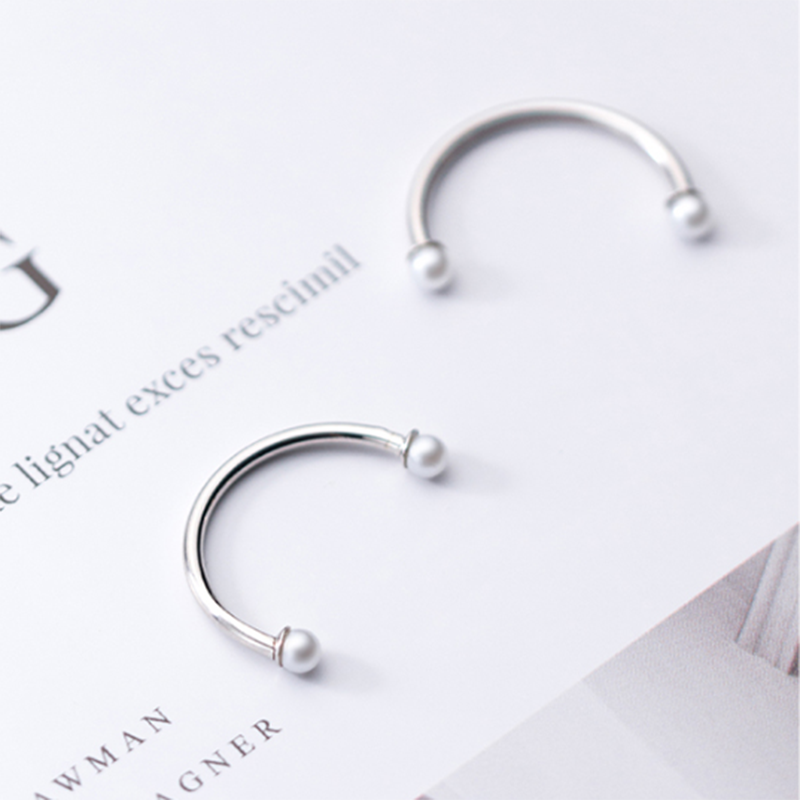 Pearl Elegance Open Finger Ring - Image 4
