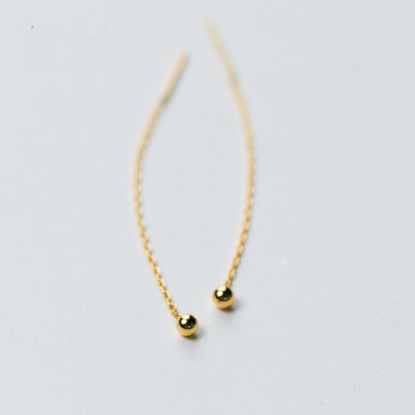 Alternative view of Round Gloss Bead Earrings