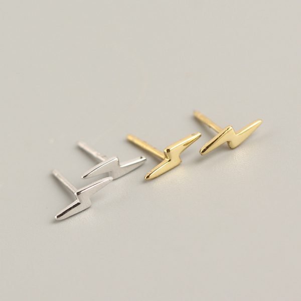 Alternative view of Lightning Stud Earrings