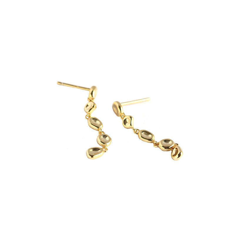 Tassel Bean Beads Drop Earrings - Image 7