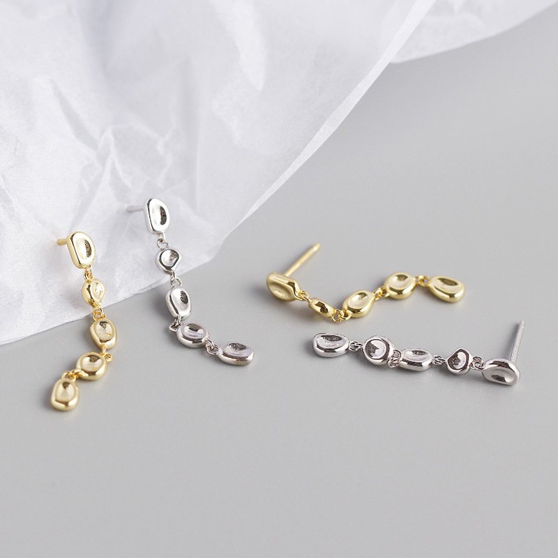 Tassel Bean Beads Drop Earrings - Image 4