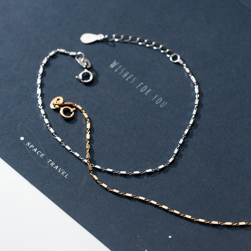 Small Square Chain Bracelet - Image 5