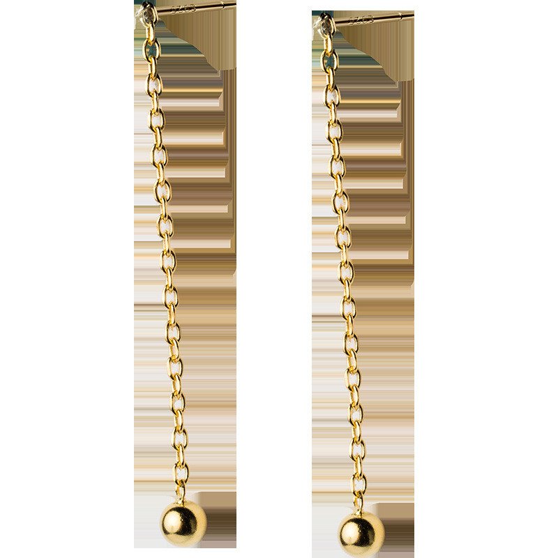 Round Gloss Bead Earrings - Image 5