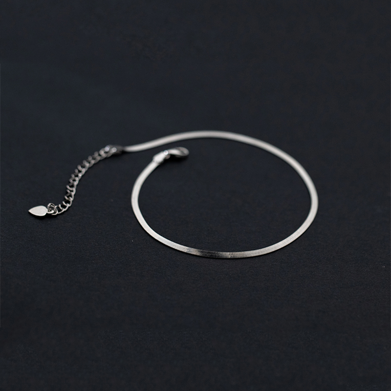 Simple Anklet In The Form Of A Snake Bone - Image 3