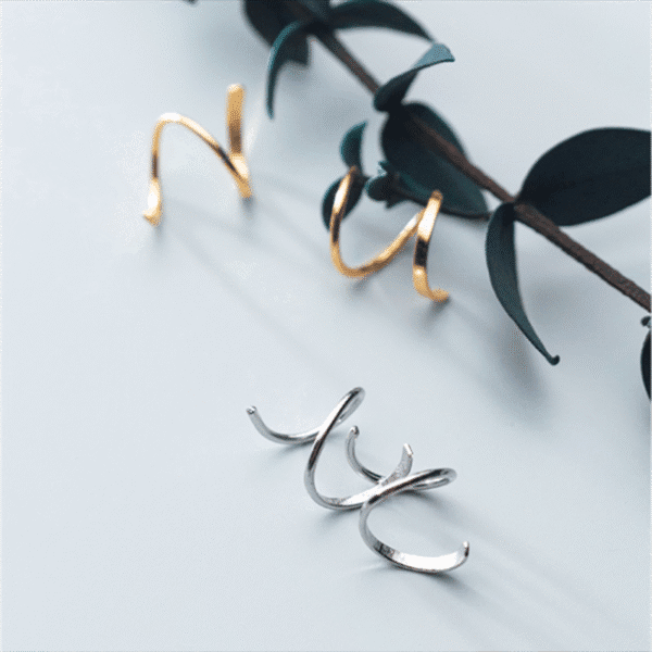 Alternative view of Minimalist Ear Clip Earrings