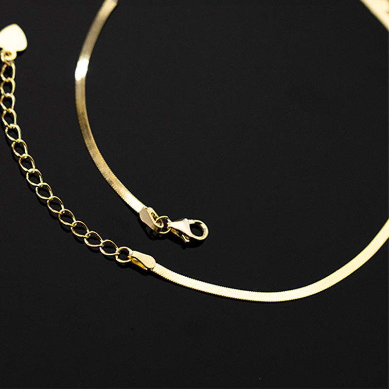 Simple Anklet In The Form Of A Snake Bone - Image 7