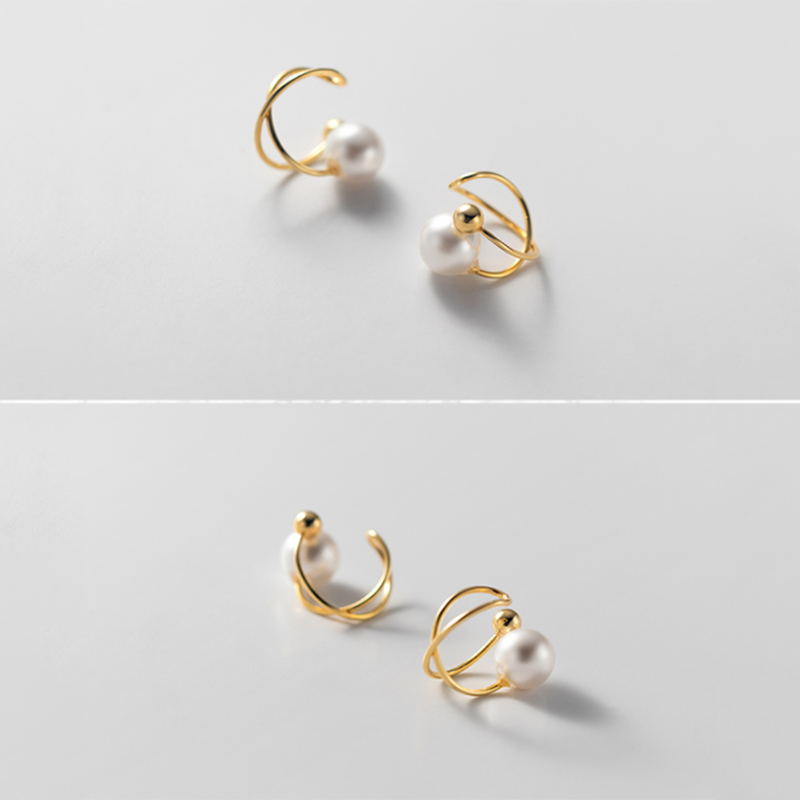 Ear Pearl Clip On Earrings - Image 6