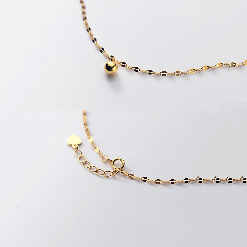 Golden Bead Anklet - Image 5