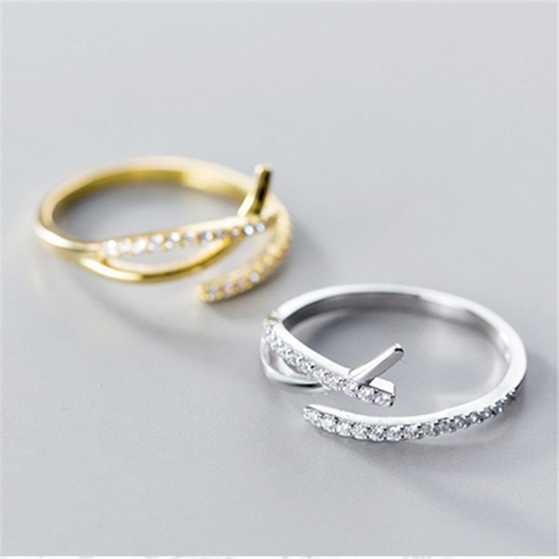 Open Letter Cross Ring - Image 7