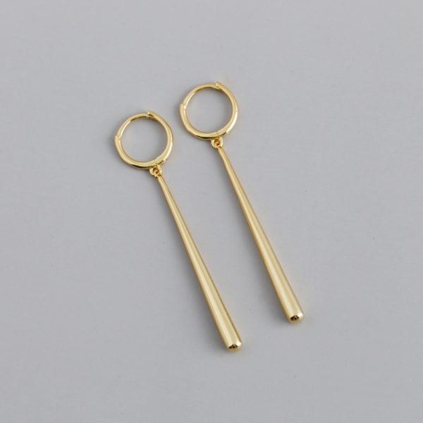 Alternative view of Long Water Drop Earrings