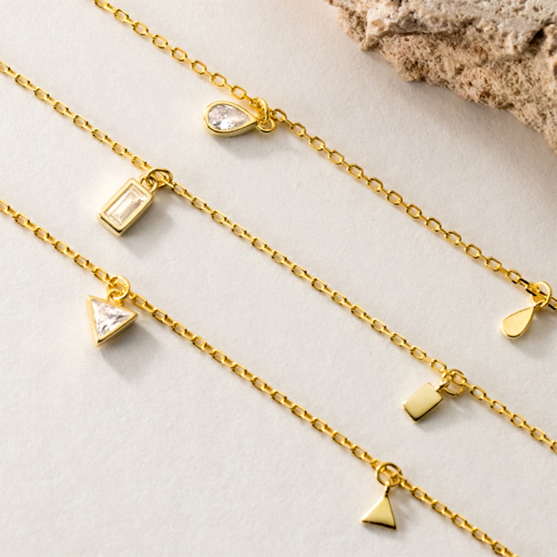 Crystal Trio Necklace Set - Image 8