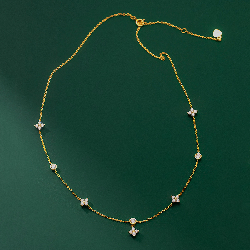 Sparkling Petals Necklace - Image 4
