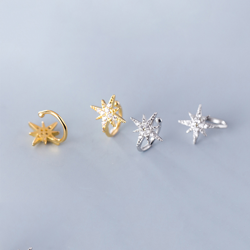 Charming Light Star Ear Clips - Image 9