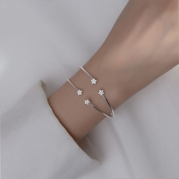 Alternative view of Starlit Serenade Open Bangle