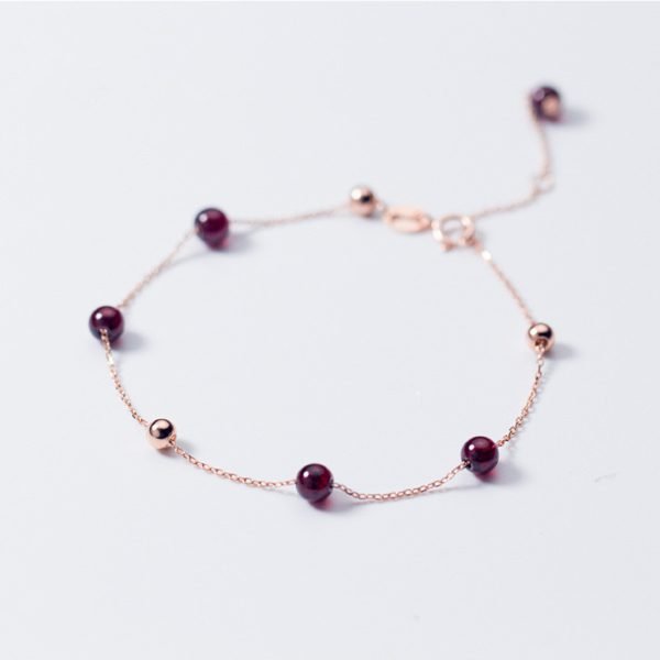 Garnet Glow Bracelet