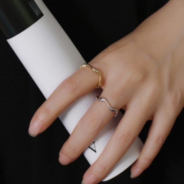 Graceful Waves Ring