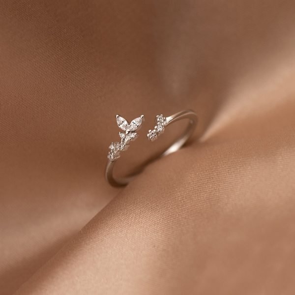 Alternative view of Branch Bud Sparkle Ring