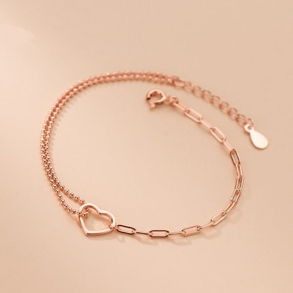 Whimsical Love Chain Bracelet