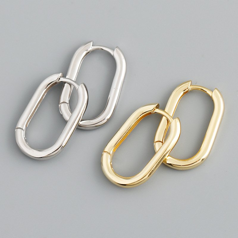 Minimalist Punk Hoop Earrings - Image 5