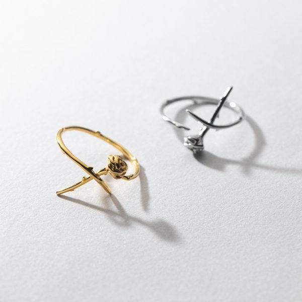 Alternative view of Enchanted Rose Flower Ring