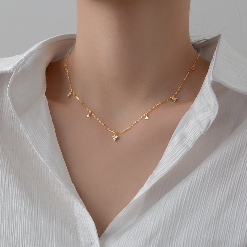 Crystal Trio Necklace Set - Image 3