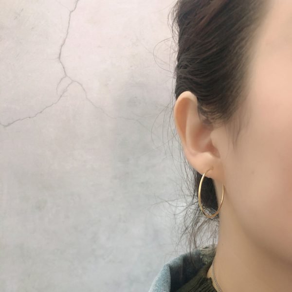 Korean Simple Hoop Earrings