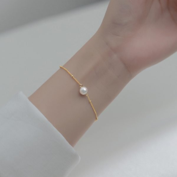 Baroque Pearl Charm Bracelet