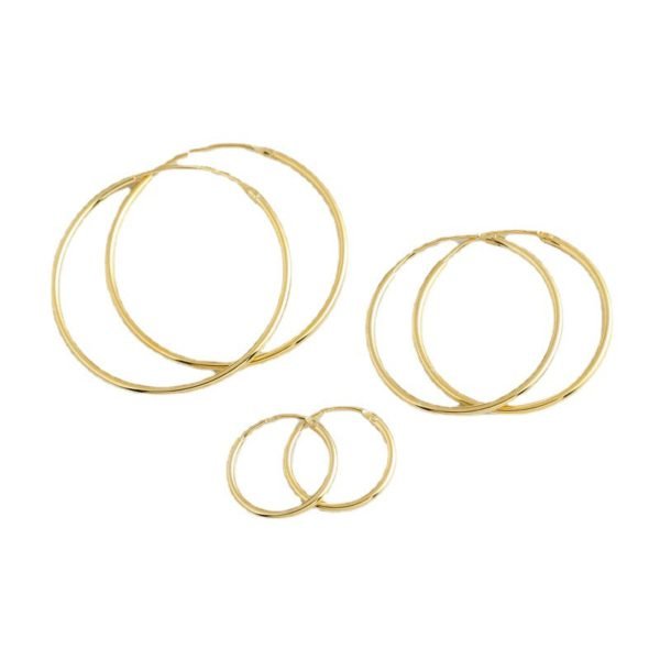 Korean Simple Hoop Earrings