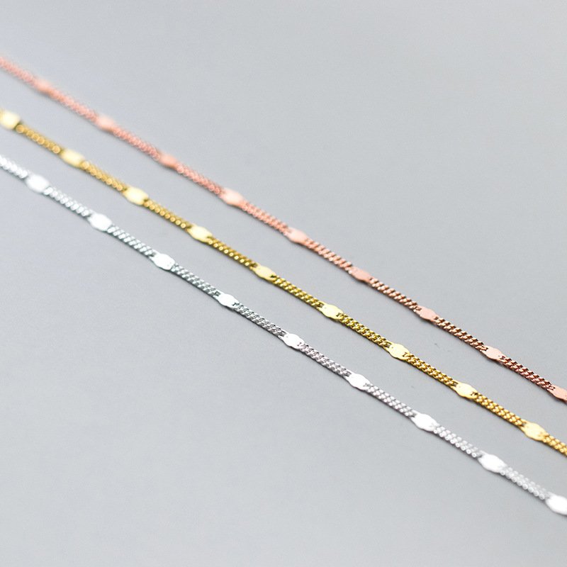 Simple Link Chain Anklet - Image 3