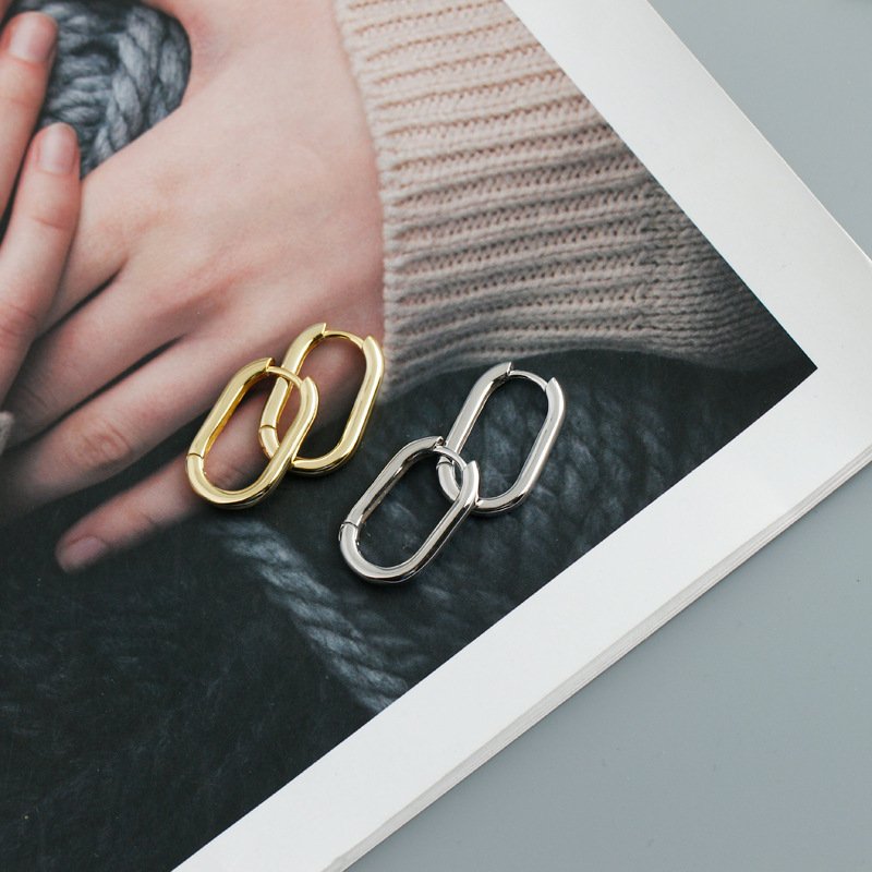 Minimalist Punk Hoop Earrings - Image 11