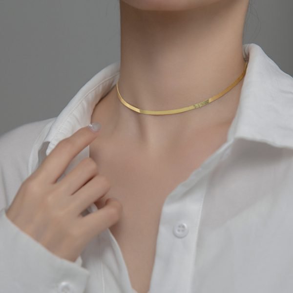 Alternative view of Snake Charmer Clavicle Necklace