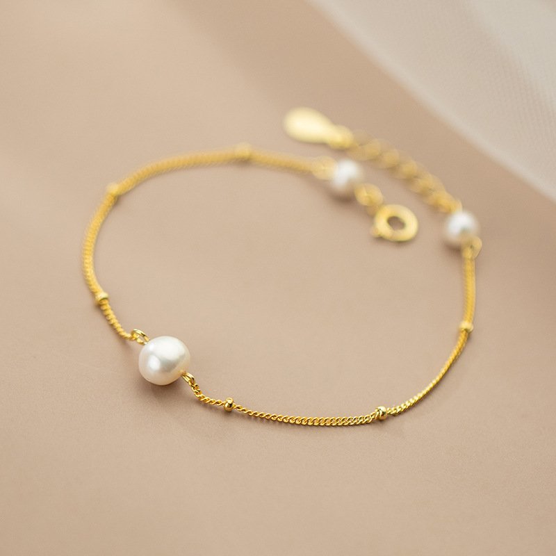 Baroque Pearl Charm Bracelet - Image 3
