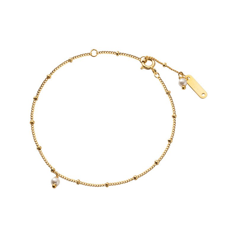 Sweet Pearl Beads Link Bracelet - Image 7