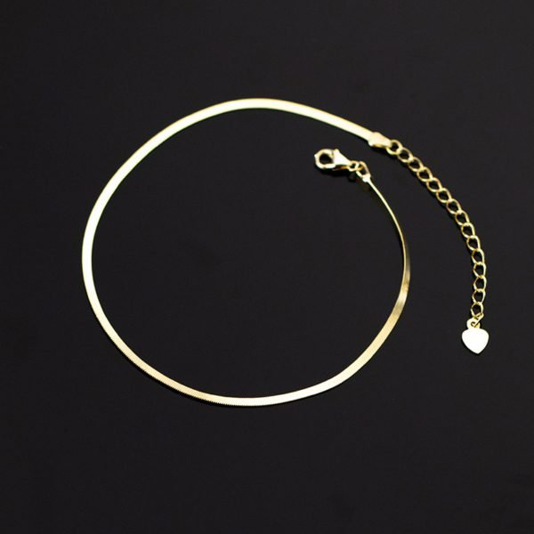 Alternative view of Simple Anklet In The Form Of A Snake Bone