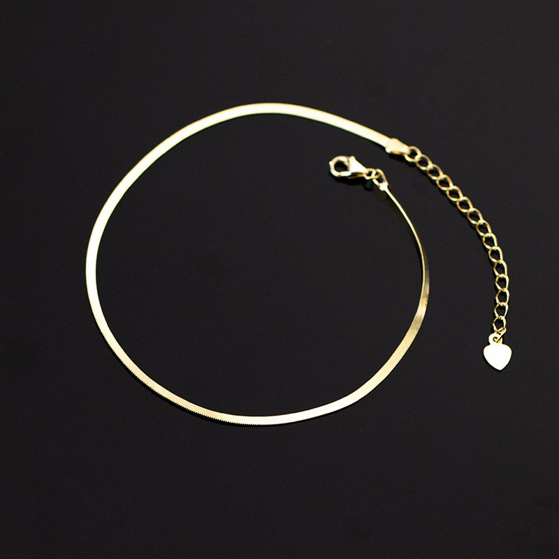 Simple Anklet In The Form Of A Snake Bone - Image 2