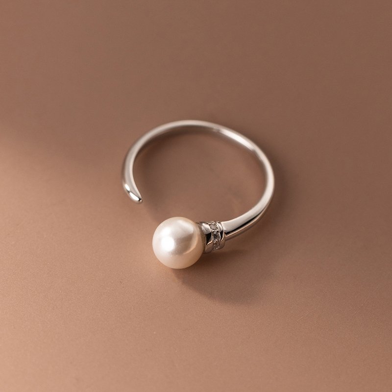 Unique Design Synthetic Pearl Ring - Image 4
