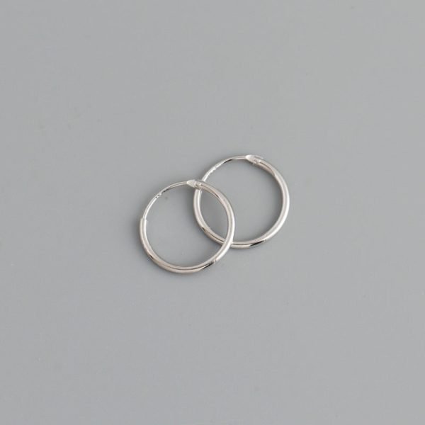 Korean Simple Hoop Earrings