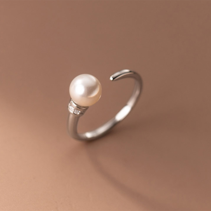 Unique Design Synthetic Pearl Ring - Image 5