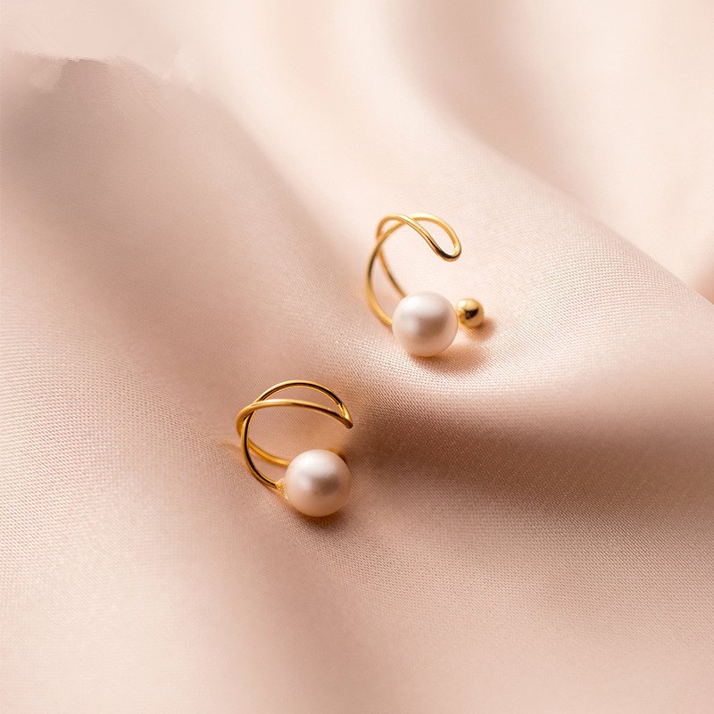 Ear Pearl Clip On Earrings - Image 3