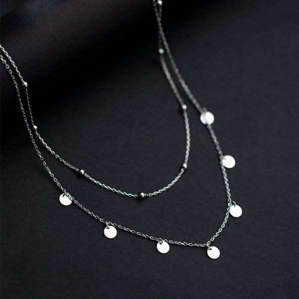Alternative view of Minimalist Harmony Necklace