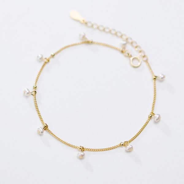 Chain Pearl Bracelet
