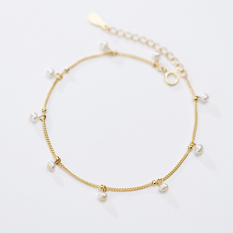 Chain Pearl Bracelet