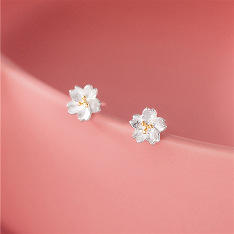 Sakura Bloom Stud Earrings - Image 6