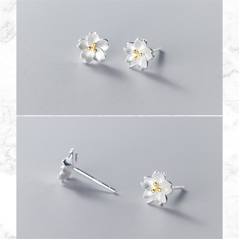 Sakura Bloom Stud Earrings - Image 4
